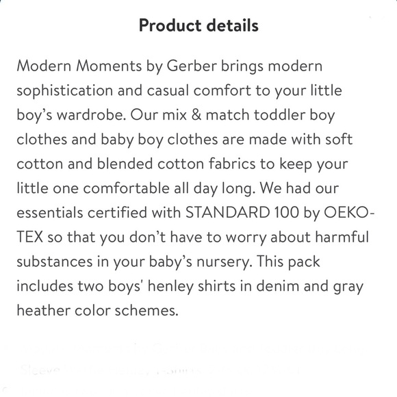 Modern Moments - Toddler Long Sleeve Casual Waffle Henley T-shirts (2-pack) - Picture 10 of 11